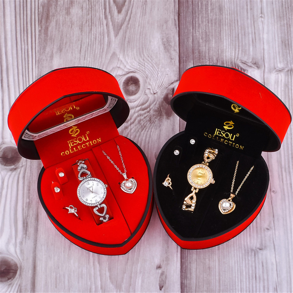 Jewelry Watches Silver - 2026 Yeni Kadın Bileklik Saat Seti