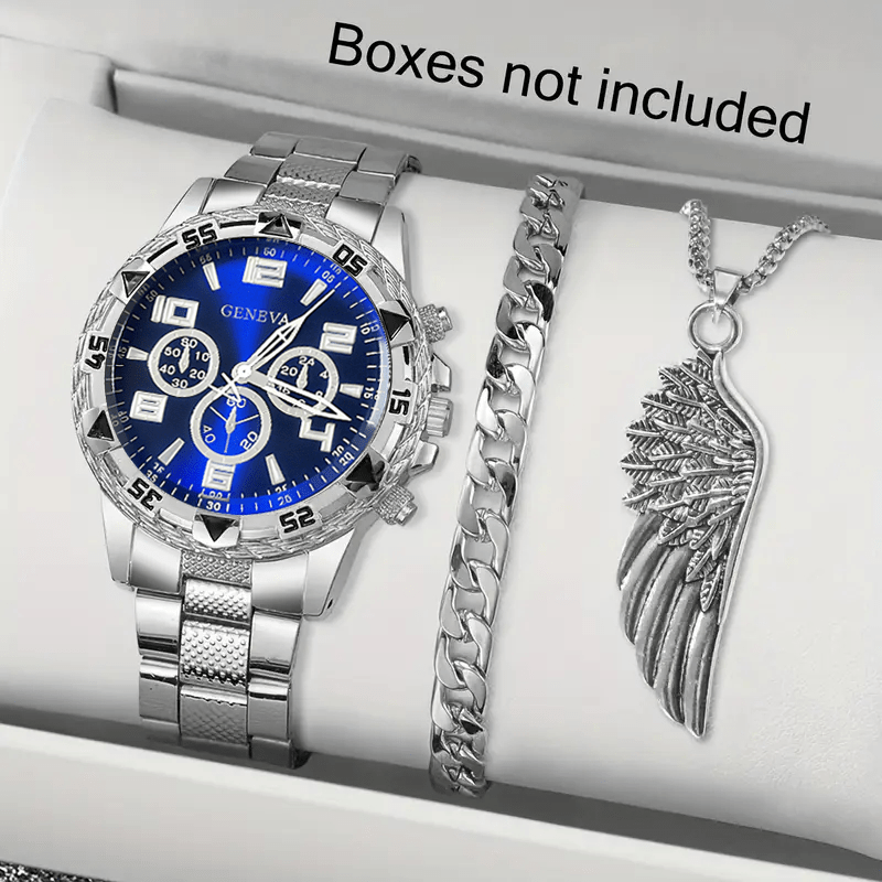 Moments Watches & Jewelry Vaughan Mills - Klasik Minimalist Erkek Saat Dekorasyon Seti,