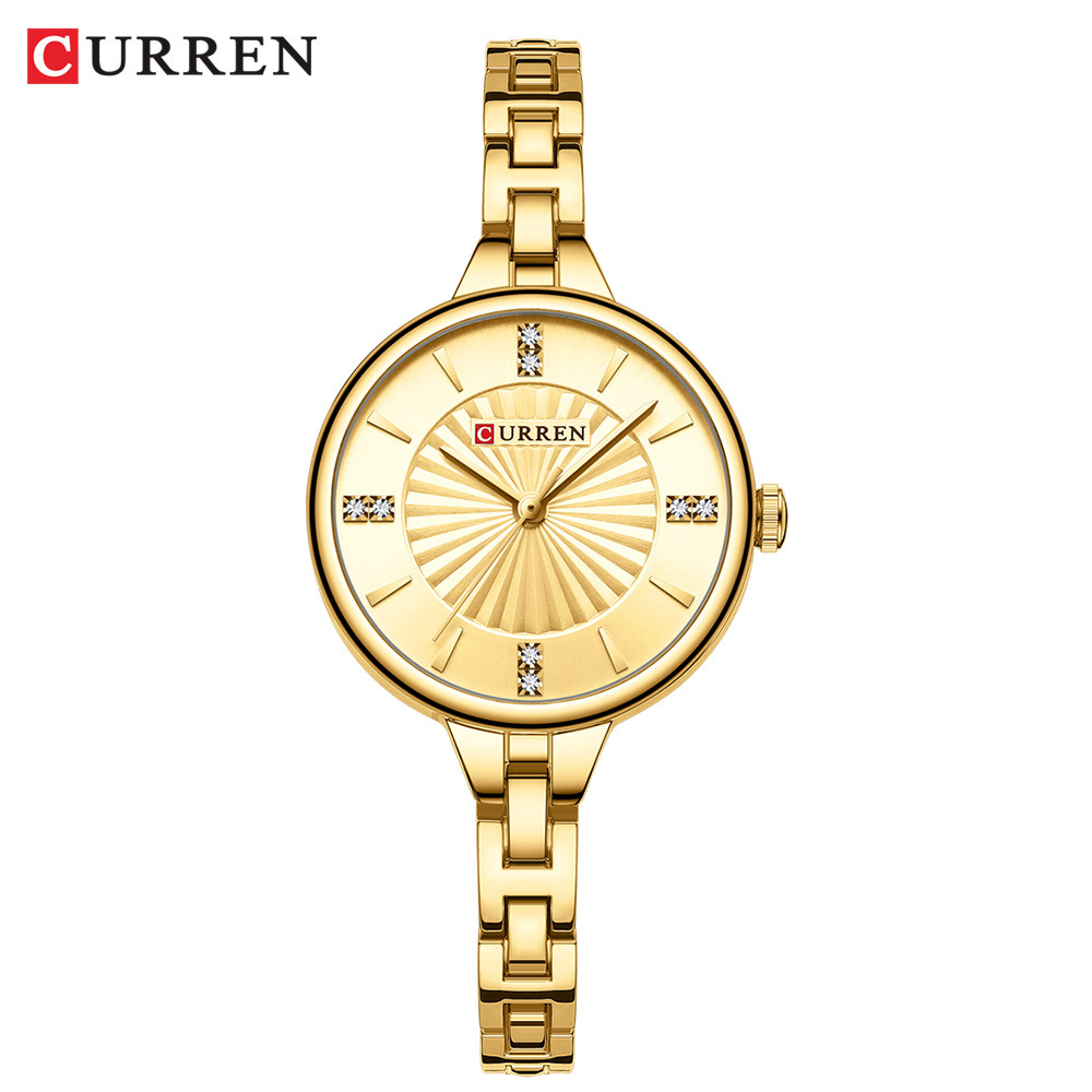 Jewelry Watches Silver - CURREN 9097 Üst Marka kadın Quartz