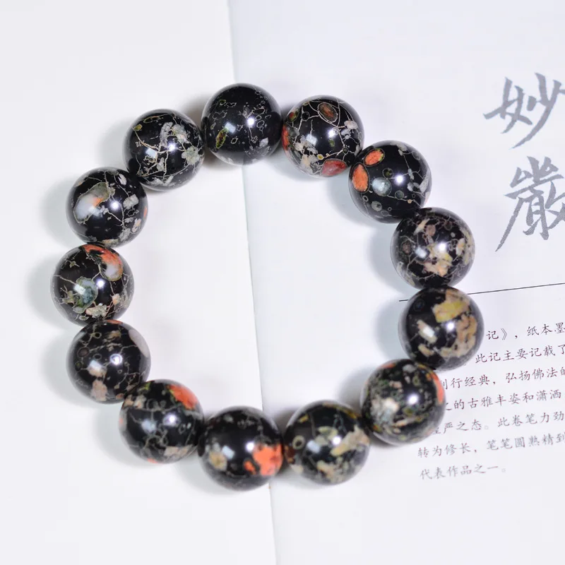 Gemstone Bracelet Healing - Doğal Taş Erik Çiçeği Yeşim Bilezik