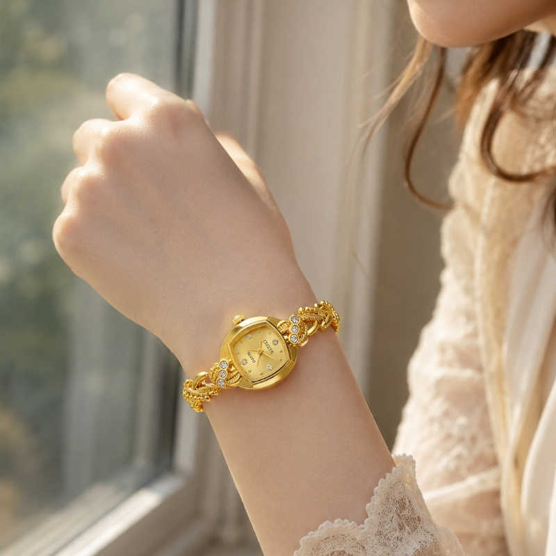 Jewelry And Watches Luxury Brand - Moda Kadın Takı Saati Lüks Altın
