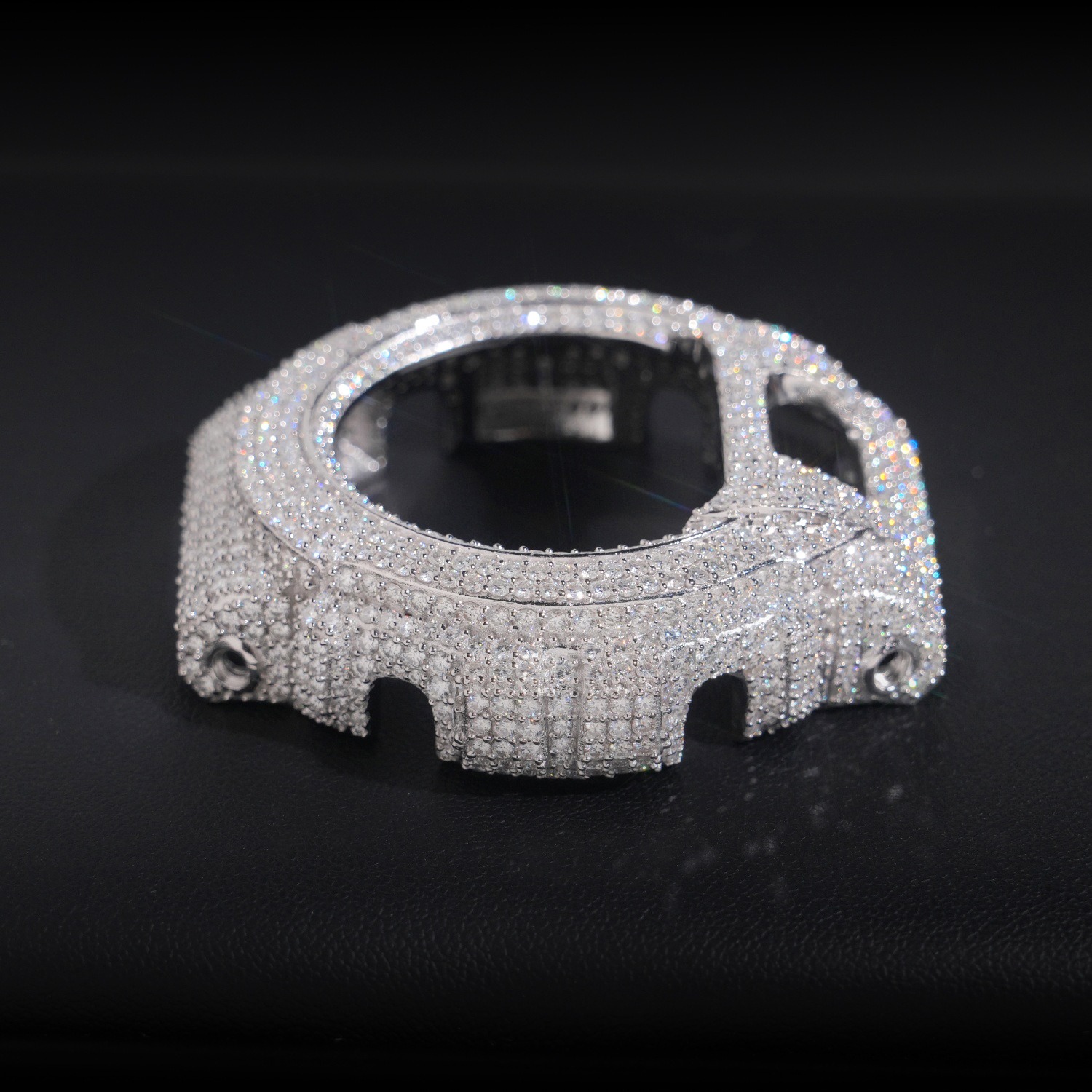 Jewelry Watches Silver - Bling Hip Hop Saat Kasası: Premium
