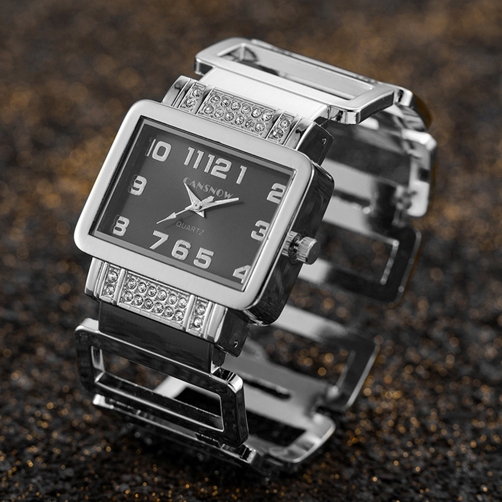 Cansnow Dikdörtgen Bayanlar Ko - Jewelry Watches Silver incelemesi ve fiyatı