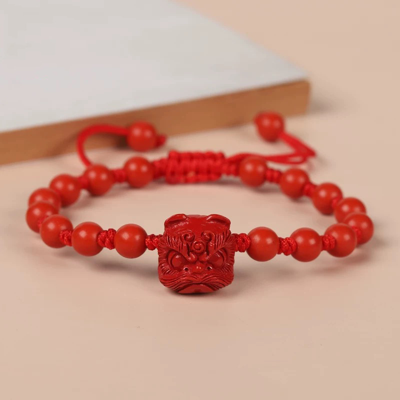 Hakiki Kırmızı Cinnabar Aslan  - Gemstone Bracelet Healing incelemesi ve fiyatı