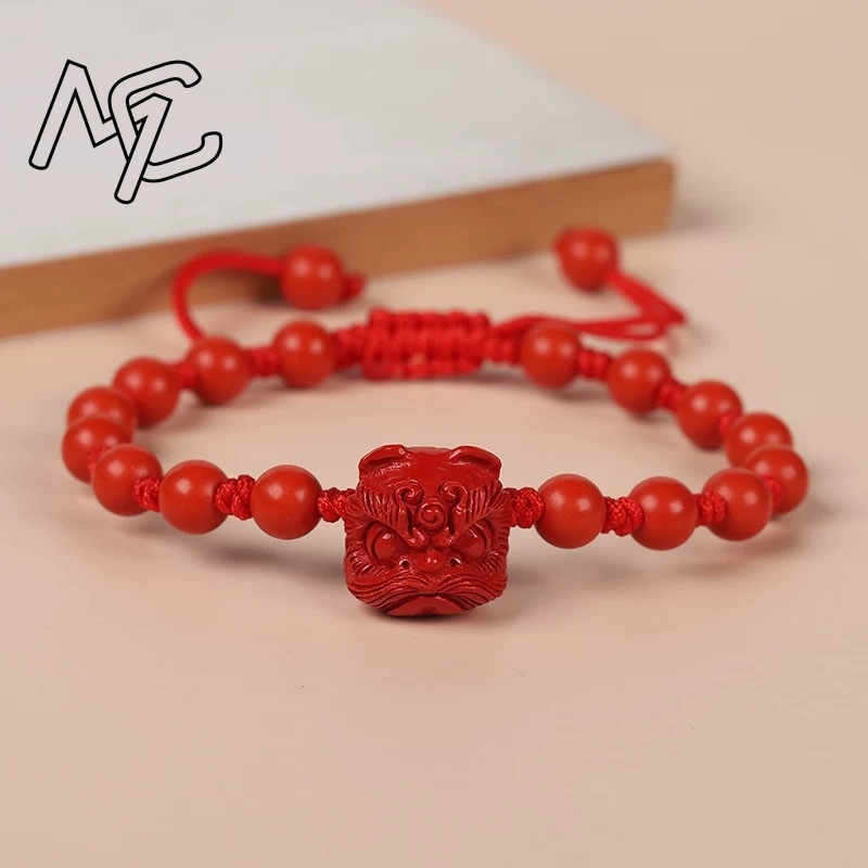 Hakiki Kırmızı Cinnabar Aslan  - Gemstone Bracelet Healing incelemesi ve fiyatı
