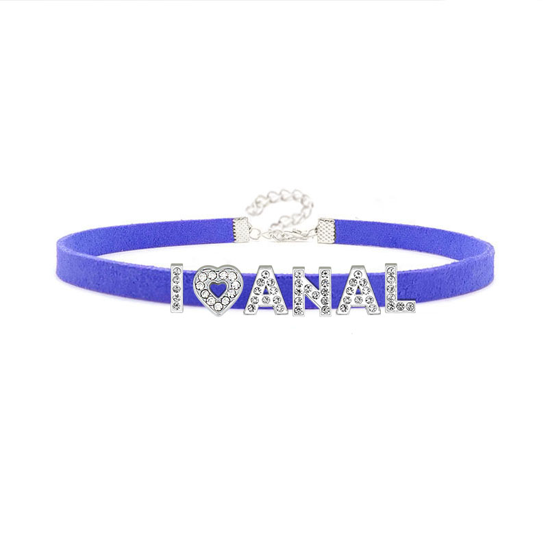 Seksi sıcak Rhinestone mektupl - Crystal Choker Necklace incelemesi ve fiyatı
