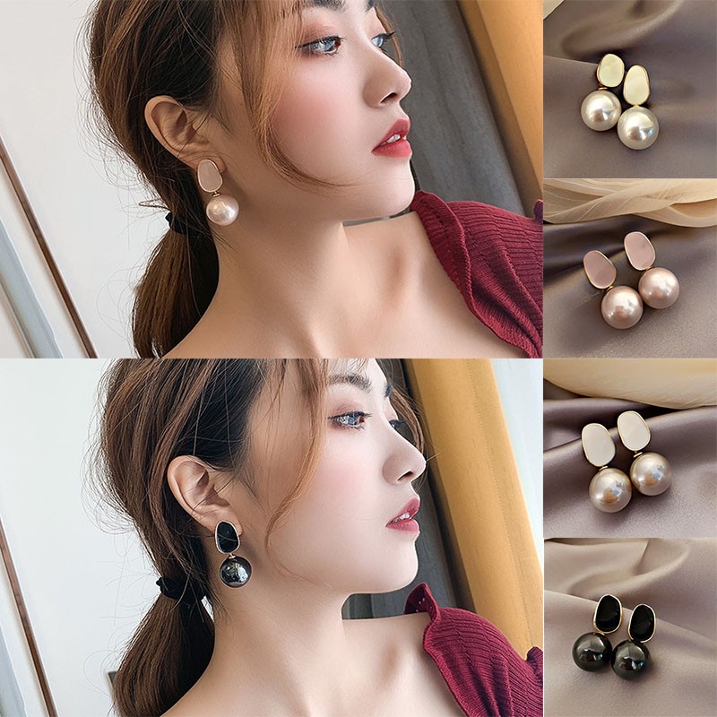 Büyük marka yüksek sınıf asil  - Pearl Stud Earrings incelemesi ve fiyatı