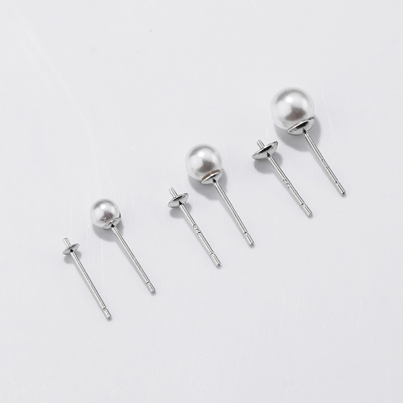 S925 Gümüş Küpe Taban Ayarı Pi - Pearl Stud Earrings incelemesi ve fiyatı