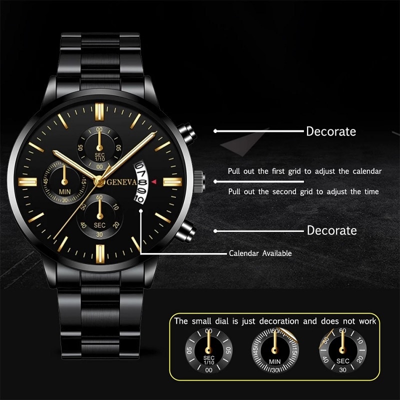 Moda erkekler siyah paslanmaz  - Seiko Watch 5 Sports incelemesi ve fiyatı