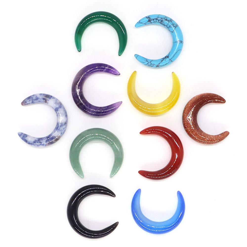 30mm hilal ay şekli doğal kris - Gemstone Bracelet Healing incelemesi ve fiyatı