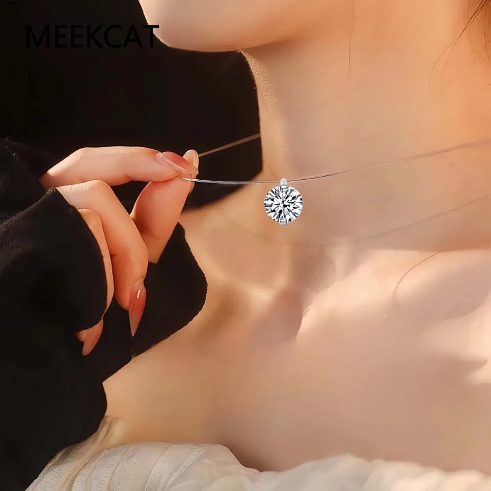 0.5-5CT Mozanit Kolye Kolye Ka - Crystal Choker Necklace incelemesi ve fiyatı