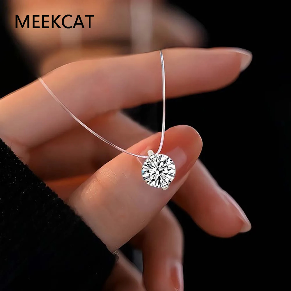 0.5-5CT Mozanit Kolye Kolye Ka - Crystal Choker Necklace incelemesi ve fiyatı