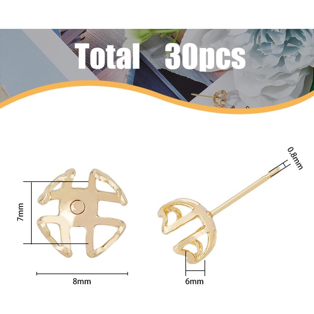 30 Adet Küpe Montaj Aparatı 4  - Pearl Stud Earrings incelemesi ve fiyatı