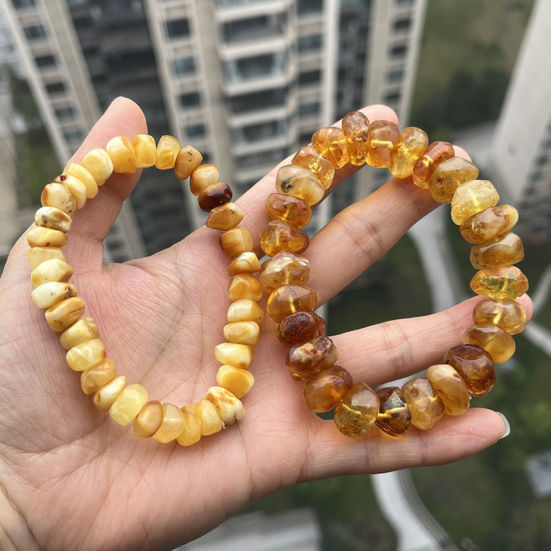 100% Gerçek Sarı Amber Bilezik - Gemstone Bracelet Healing incelemesi ve fiyatı