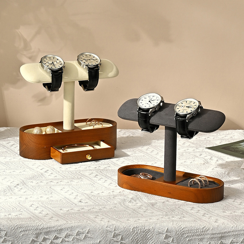 Oirlv katı ahşap saat organiza - Jewelry And Watches Box incelemesi ve fiyatı