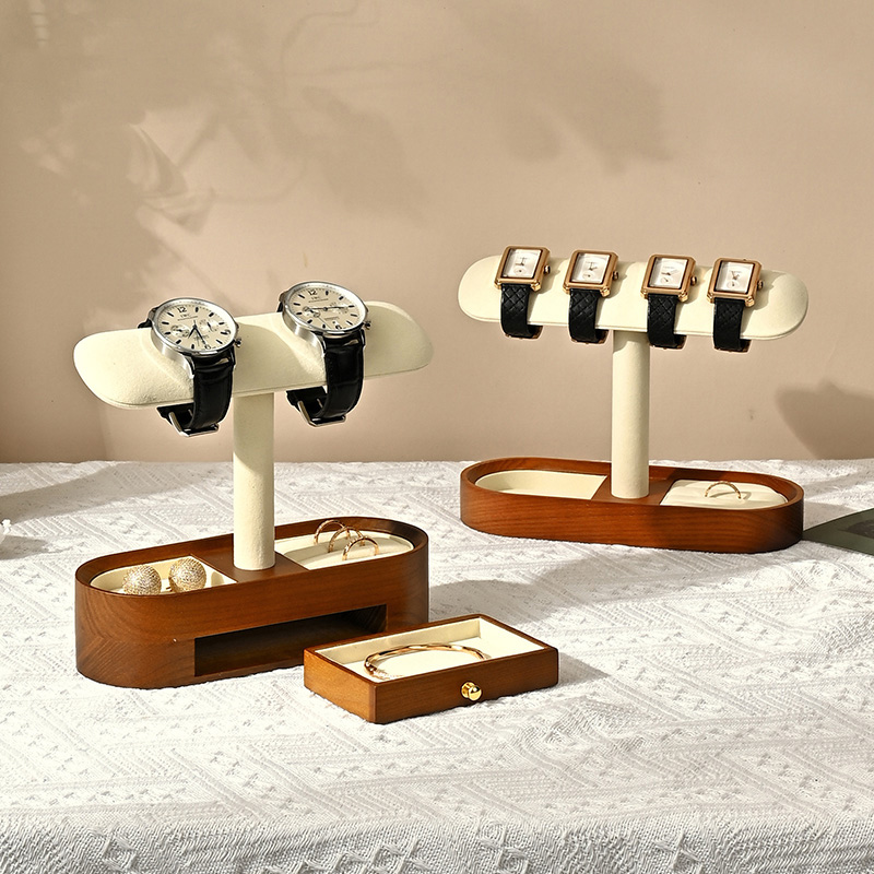Oirlv katı ahşap saat organiza - Jewelry And Watches Box incelemesi ve fiyatı