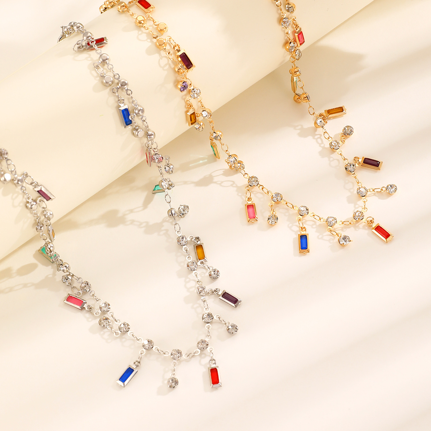 Moda Dopamin Renkli Kristal Pü - Crystal Choker Necklace incelemesi ve fiyatı