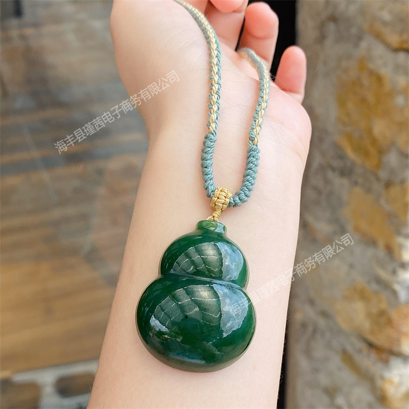 Doğal Hetian Yeşim Su Kabağı K - Jewelry & Watches Spółka Z Ograniczoną Odpowiedzialnością incelemesi ve fiyatı