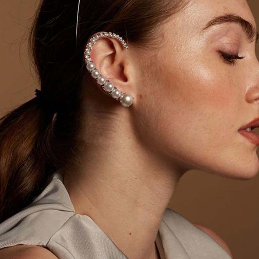 Stonefans inci kulak klipleri  - Pearl Stud Earrings incelemesi ve fiyatı