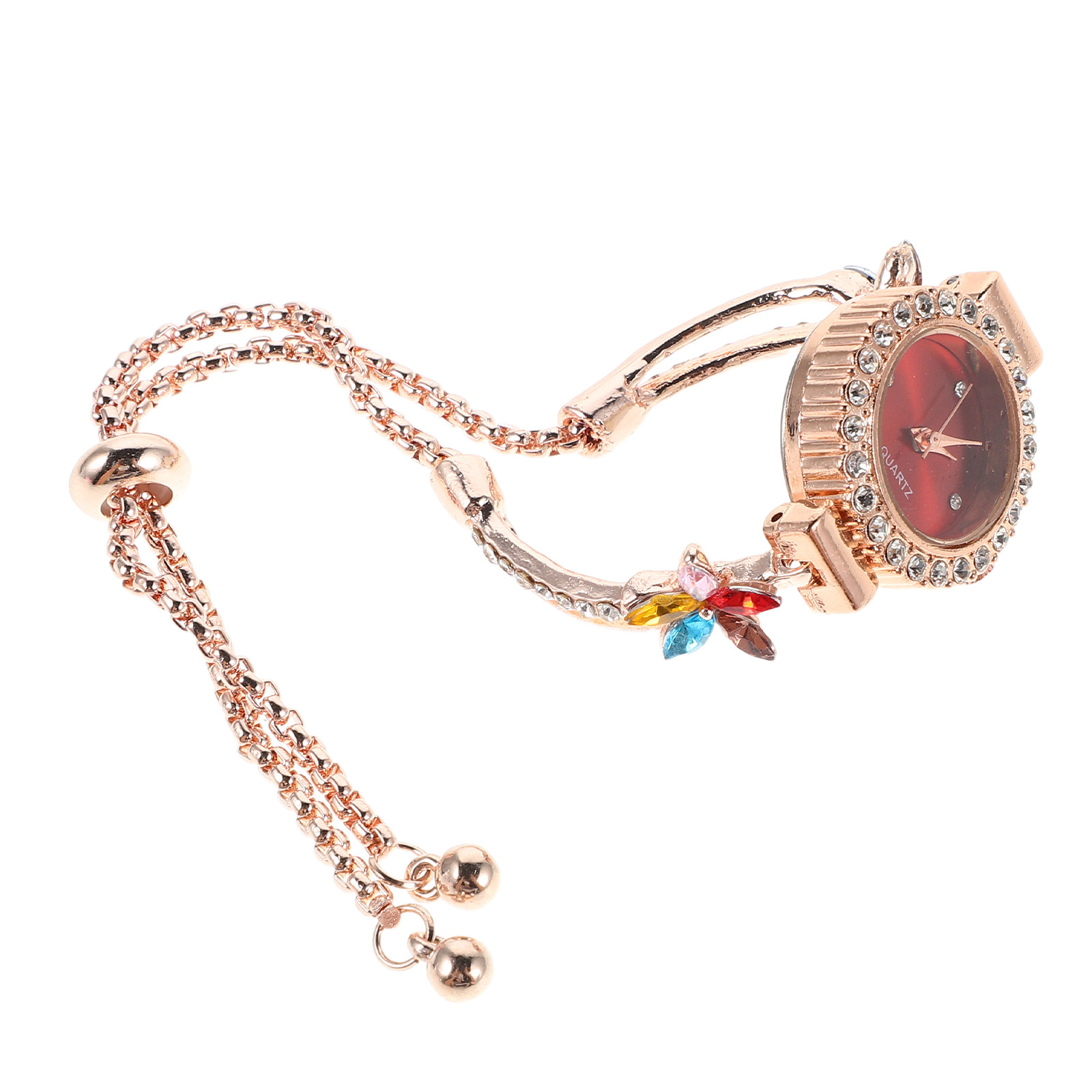 Kadın Çiçekli Taşlı Bileklik K - Jewels In Quartz Watches incelemesi ve fiyatı