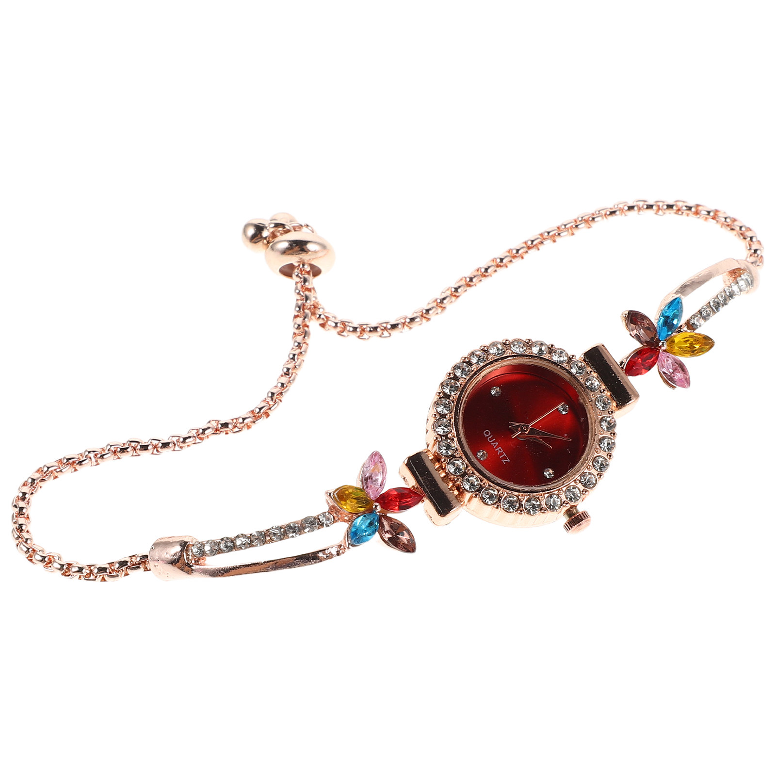 Kadın Çiçekli Taşlı Bileklik K - Jewels In Quartz Watches incelemesi ve fiyatı