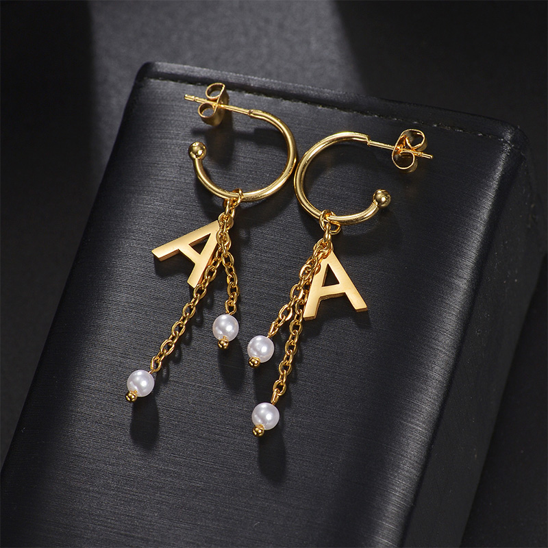 Auxauxme Özel Ad Küpe Paslanma - Pearl Stud Earrings incelemesi ve fiyatı