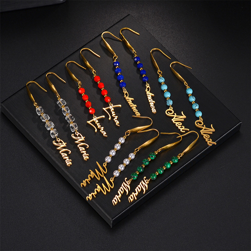 Auxauxme Özel Ad Küpe Paslanma - Pearl Stud Earrings incelemesi ve fiyatı