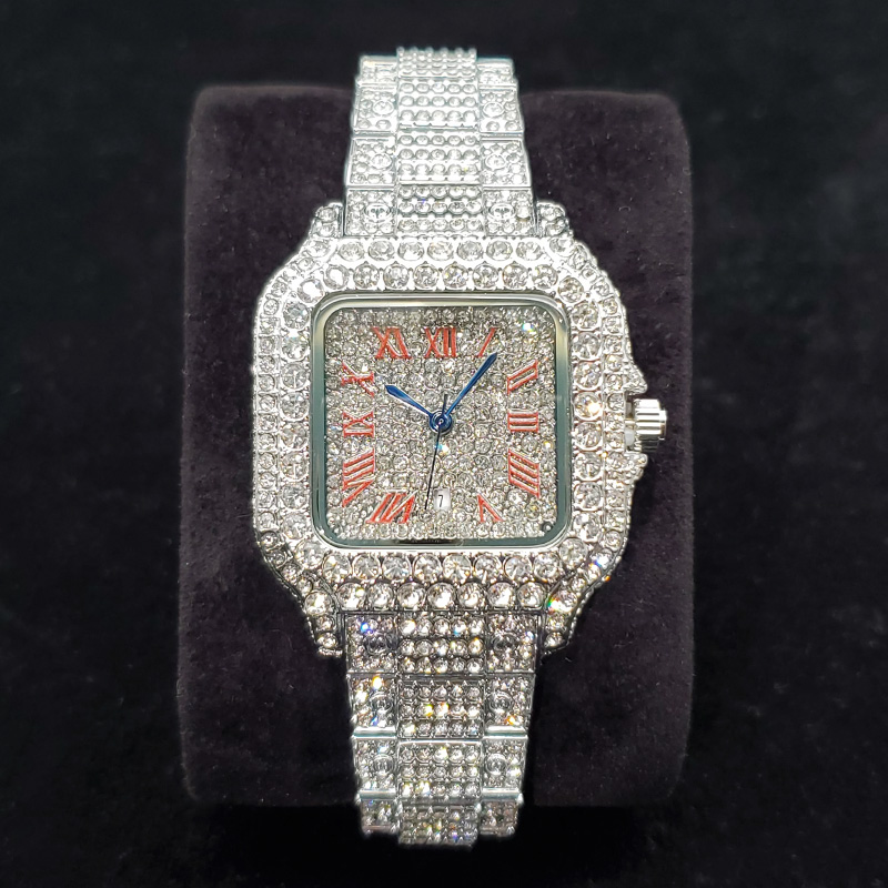 Kadınlar için lüks elmas saatl - Jewelry Watches Silver incelemesi ve fiyatı