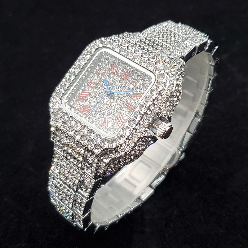 Kadınlar için lüks elmas saatl - Jewelry Watches Silver incelemesi ve fiyatı