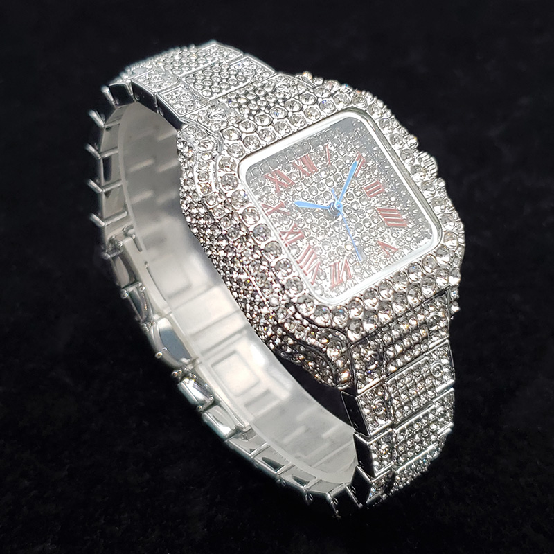 Kadınlar için lüks elmas saatl - Jewelry Watches Silver incelemesi ve fiyatı