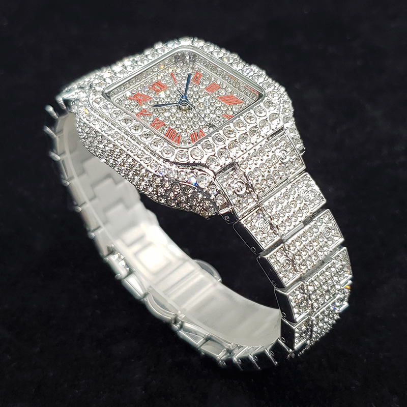 Kadınlar için lüks elmas saatl - Jewelry Watches Silver incelemesi ve fiyatı