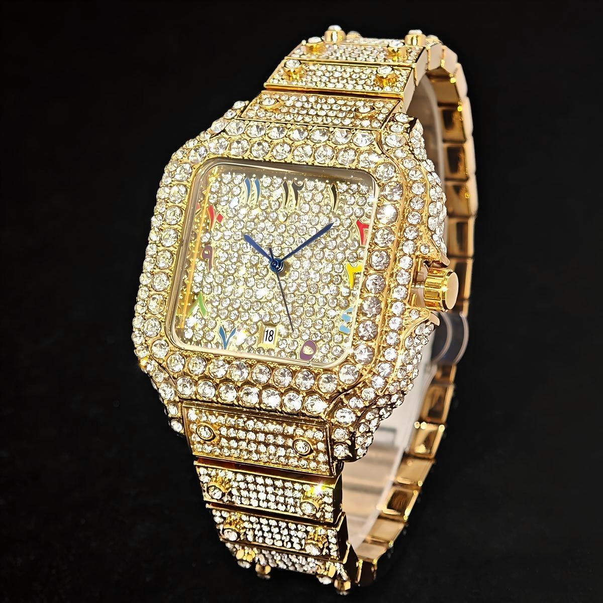 Sıcak Moda UNIGUET Tam Elmas K - Jewelry And Watches Luxury Brand incelemesi ve fiyatı