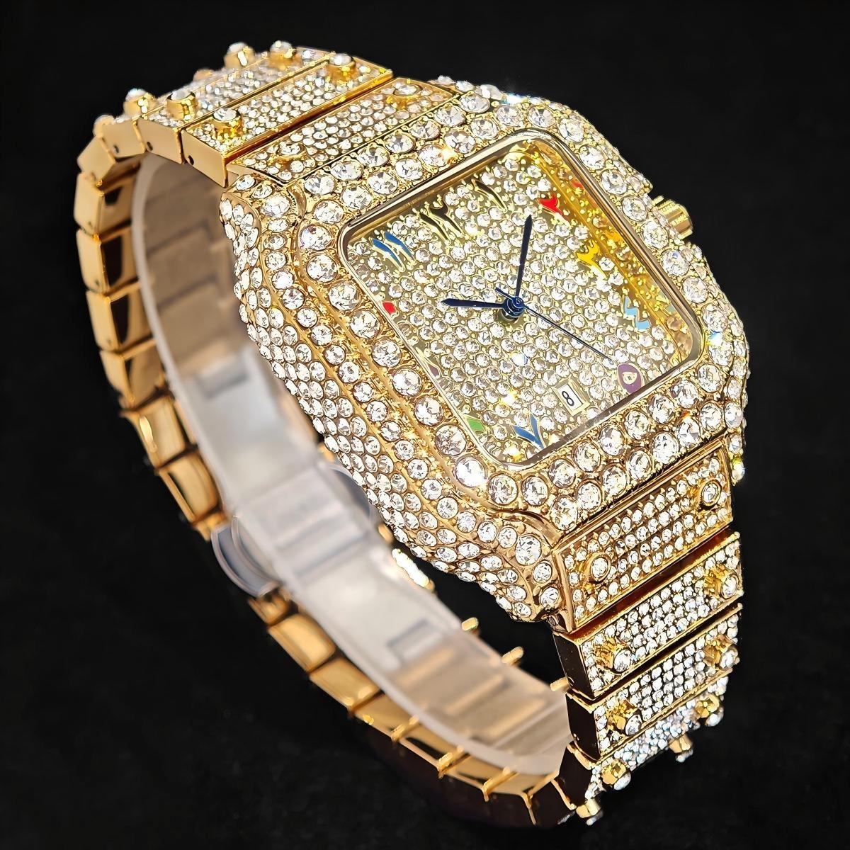 Sıcak Moda UNIGUET Tam Elmas K - Jewelry And Watches Luxury Brand incelemesi ve fiyatı