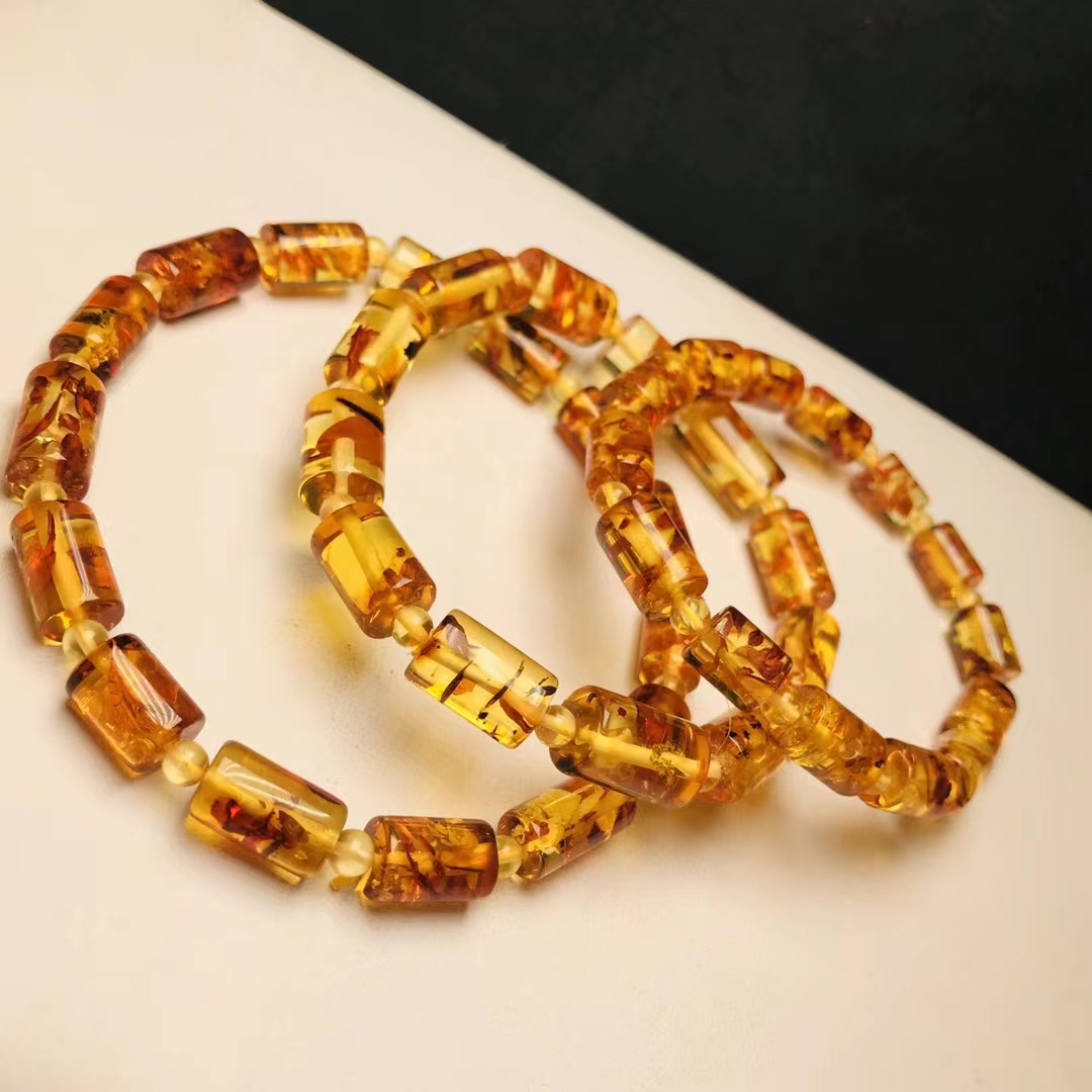 Doğal Piebald Amber Kırmızı Şe - Gemstone Bracelet Healing incelemesi ve fiyatı