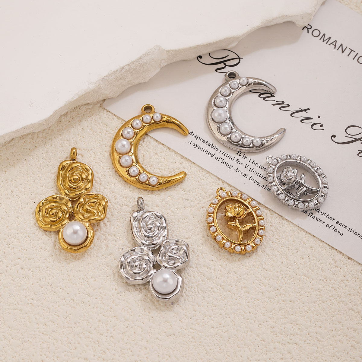 5 adet paslanmaz çelik 18K alt - Pearl Stud Earrings incelemesi ve fiyatı