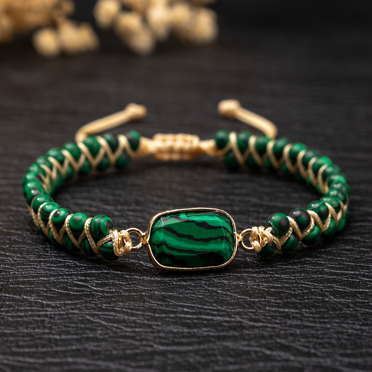 Çin Tarzı Şans Getiren Doğal T - Gemstone Bracelet Healing incelemesi ve fiyatı