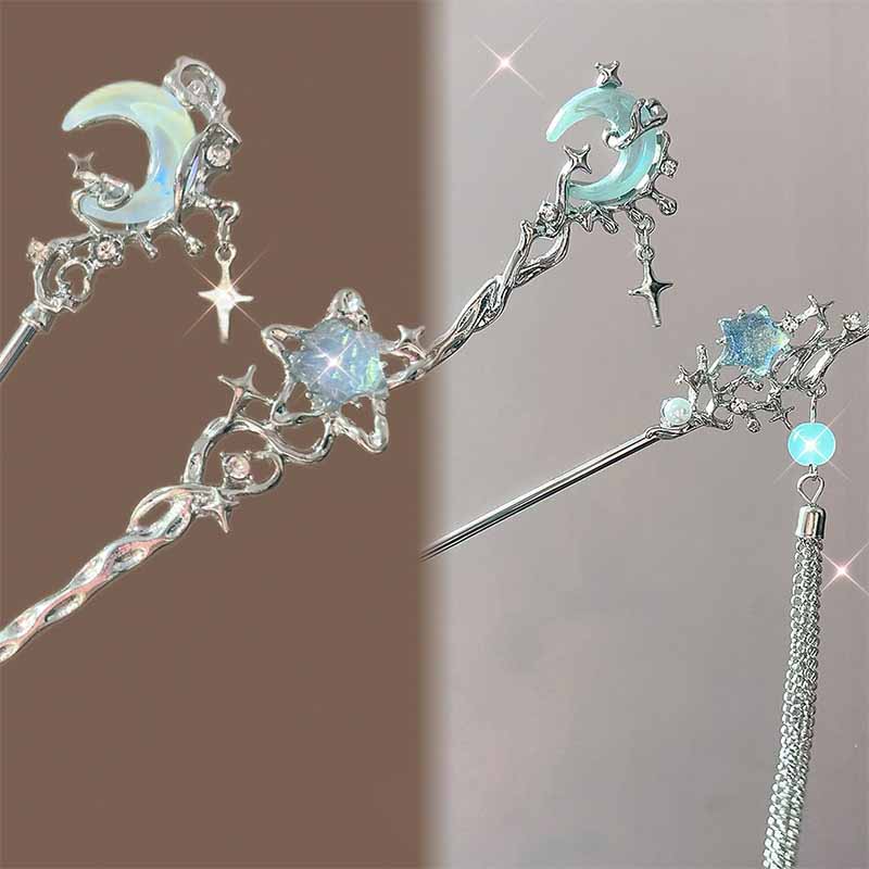 Aytaşı Yıldızlı Ay Saç Çubuğu  - Shop Jewelry & Watches Near Me incelemesi ve fiyatı