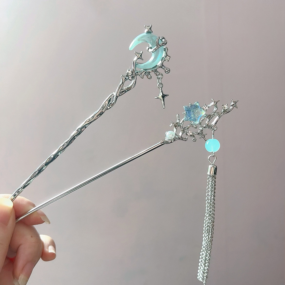 Aytaşı Yıldızlı Ay Saç Çubuğu  - Shop Jewelry & Watches Near Me incelemesi ve fiyatı