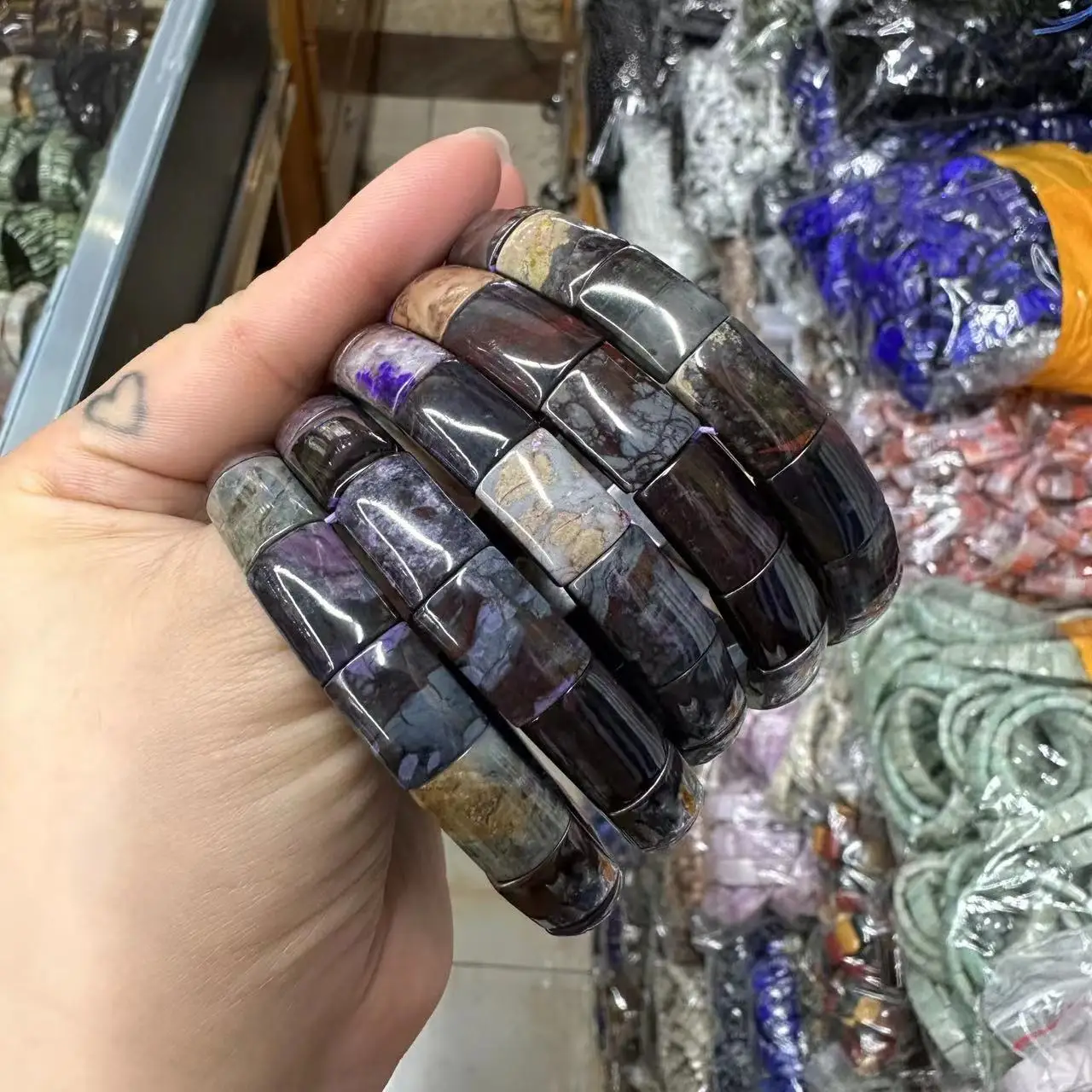 AAA Doğal Sugilite Bilezik 10* - Gemstone Bracelet Healing incelemesi ve fiyatı
