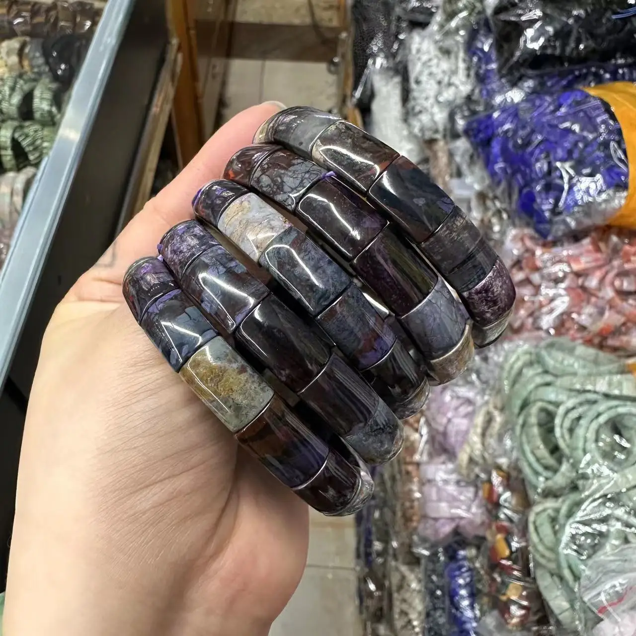 AAA Doğal Sugilite Bilezik 10* - Gemstone Bracelet Healing incelemesi ve fiyatı