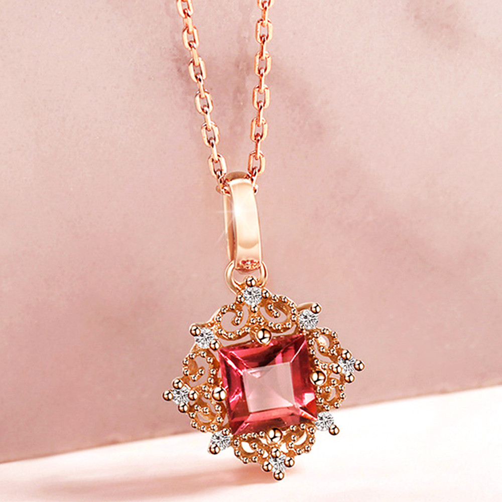 Vintage oyma küçük yakut taşla - Crystal Choker Necklace incelemesi ve fiyatı